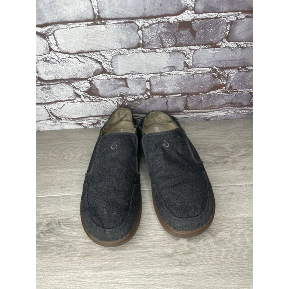 Olukai Wool Gray Wool Fabric Casual Slip On Casual Sneakers Men’s 11M US/44EU main image 10